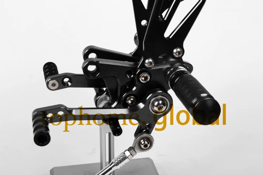 Для Suzuki GSXR750 1996-2005 Черный ЧПУ Rearsets подножки задний комплект GSXR 750 подножек 1997 1998 1999 2000 2001 2002 2003 2004