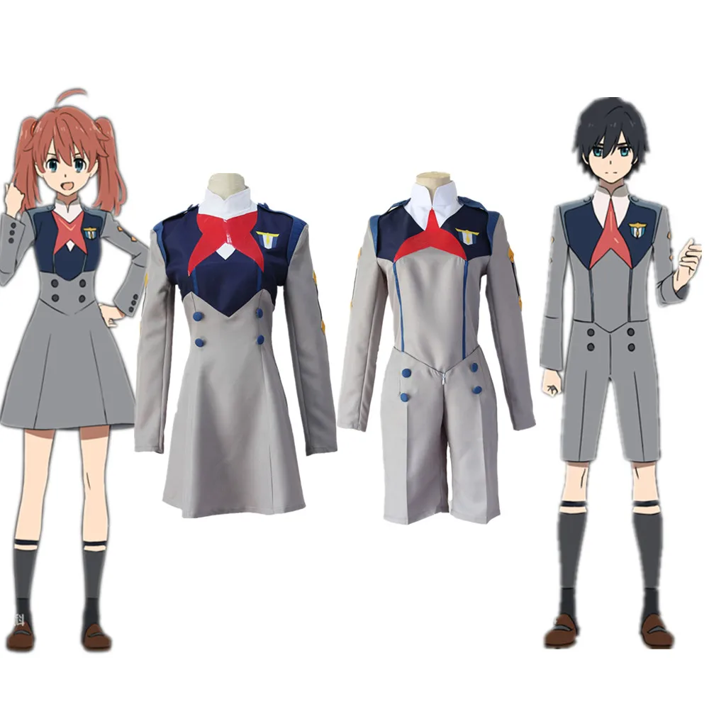 Костюм для косплея с героями аниме любимый в Фране школьная форма HIRO ICHIGO Zero Two MIKU