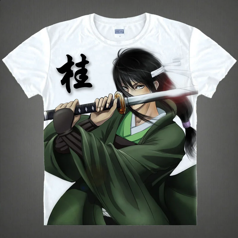 Gintama T shirts kawaii Japanese Anime t shirt Manga Shirt Cute Cartoon