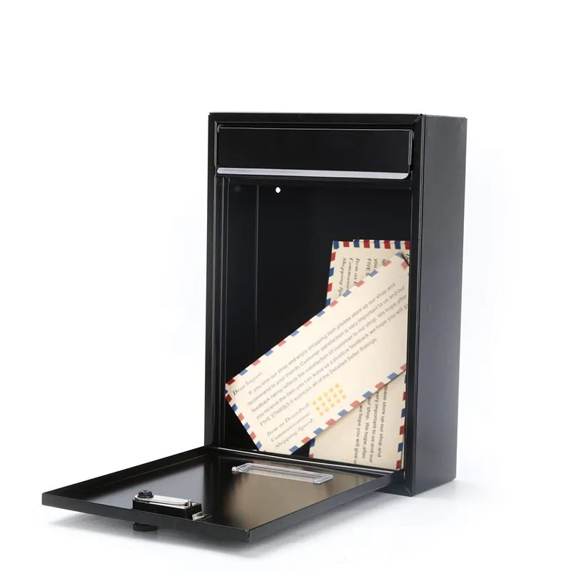 Маленький бытовой металлический почтовый ящик с замком, открытый настенный водонепроницаемый замок с паролем, коробка с надписью для жалобы mx6011747