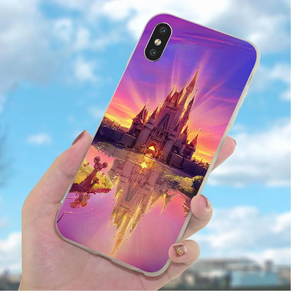Мягкий ТПУ чехол Золушки замок для телефона iPhone 6 Plus 7 XR X 8 5 6S SE Xs Max силиконовый 11