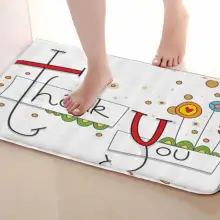Спасибо стиль Коврики для улицы, смешной Противоскользящий коврик для ванной, дверные коврики, дверные коврики под входную дверь