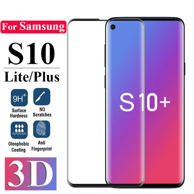 Защитное стекло закаленное для Samsung Galaxy S10/S8/S9 Plus/Note 8/S10 + S/10|Бамперы| |
