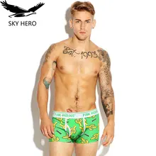 Парные мужские боксеры, Брендовое нижнее белье с принтом, мужские хлопковые трусы, боксеры с героями мультфильмов, шорты-боксеры для мужчин, Calzoncillos, шорты-боксеры