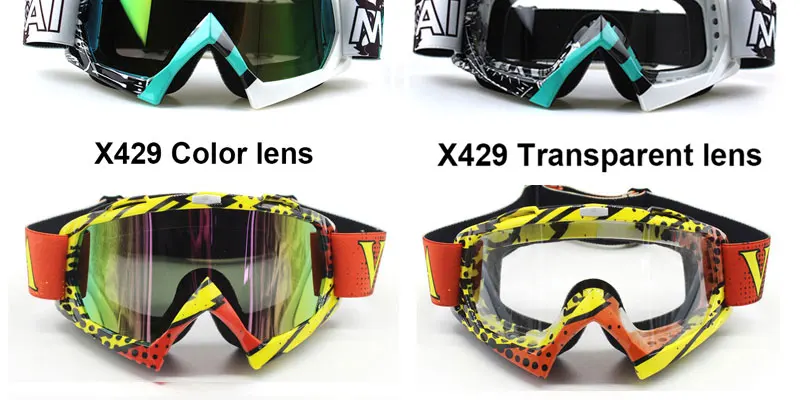 Nordson Outdoor Motorcycle Goggles Cycling MX Off-Road Ski Sport ATV Dirt Bike Racing Glasses for Fox Motocross Goggles Google