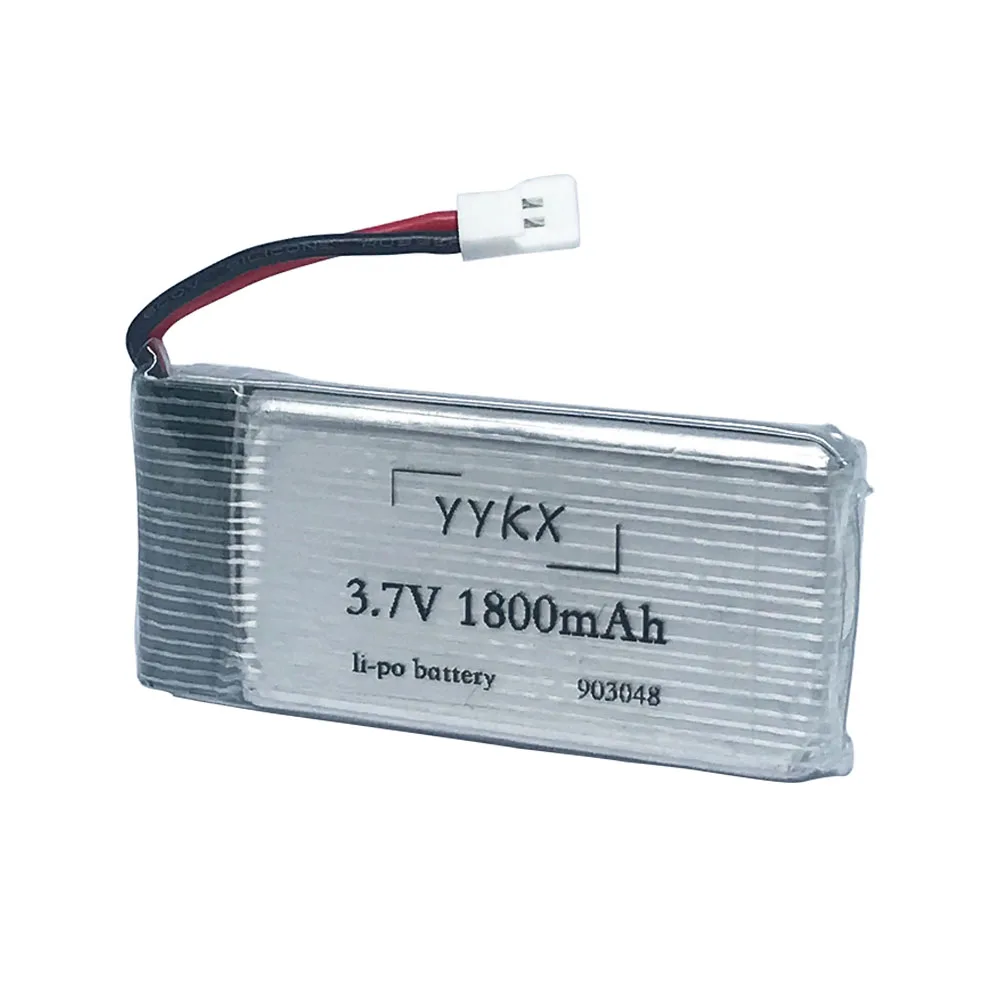 3,7 V 1800mAh литиевая батарея RC Квадрокоптер Игрушка аксессуары KY601S fat батарея аксессуары 3,7 v 1800 mah 5 шт/4 шт/3 шт