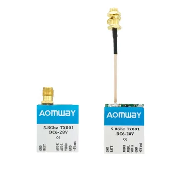 

Aomway 4 Power Adjustable Switchable 0mW 25mW 200mW 600mW 5.8G 40CH LED Indicator FPV Transmitter TX for FPV TX001