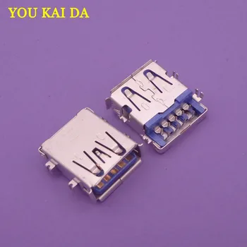 

5-50X Commonly Used Replacement Right Angle USB 3.0 Jack Port, 9 Pins Type-A USB Female Connector for Asus Acer Lenovo Ultrabook