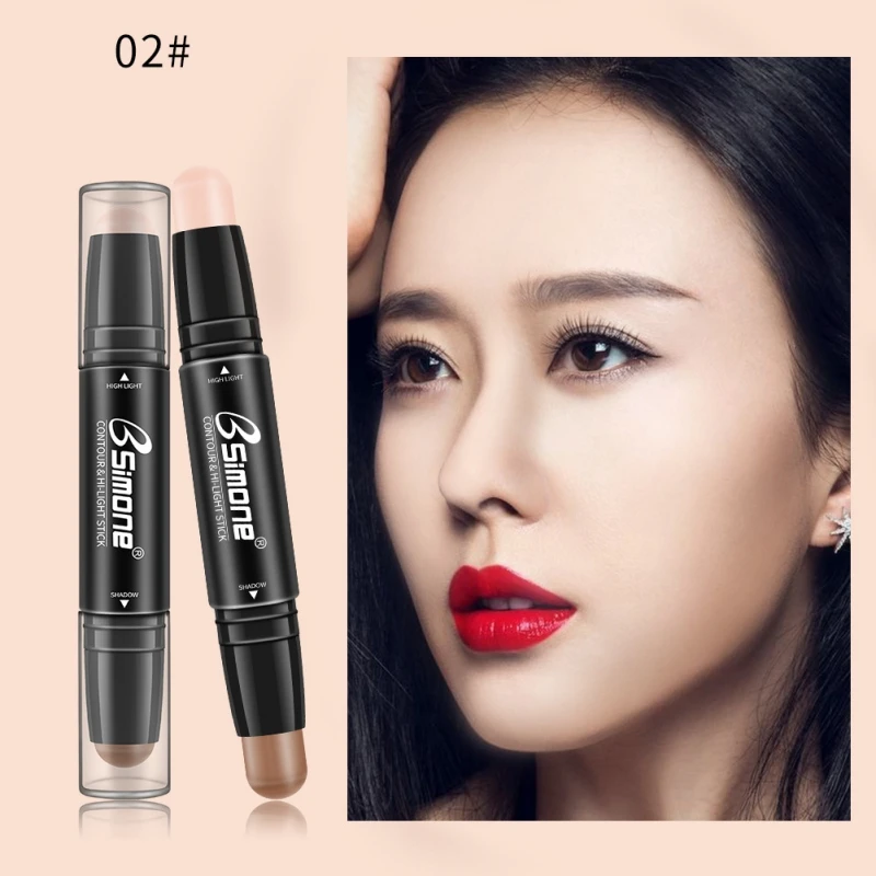 Double-end Contour Stick Women Highlighter Face Concealer Contouring Bronzers Highlighters Pen Cosmetic Makeup Corrector Contour Double-end Contour Stick Women Highlighter Face Concealer Contouring Bronzers Highlighters Pen Cosmetic Makeup Corrector Contour