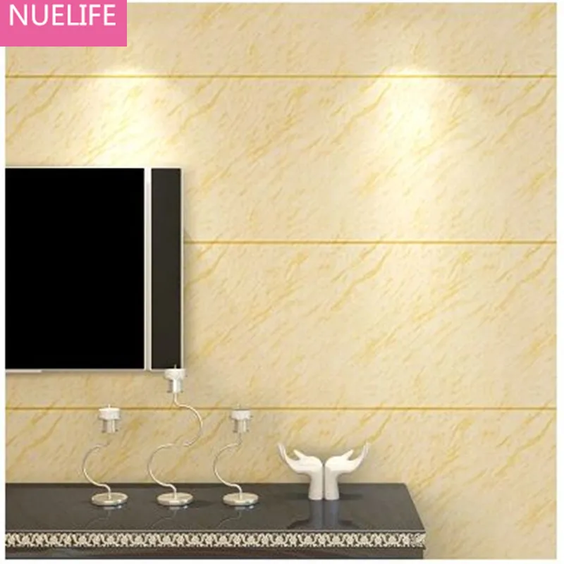 

0.53x10m Modern imitation marble tiles striped pattern wallpaper 3D wall bedroom living room TV background wall paper N12