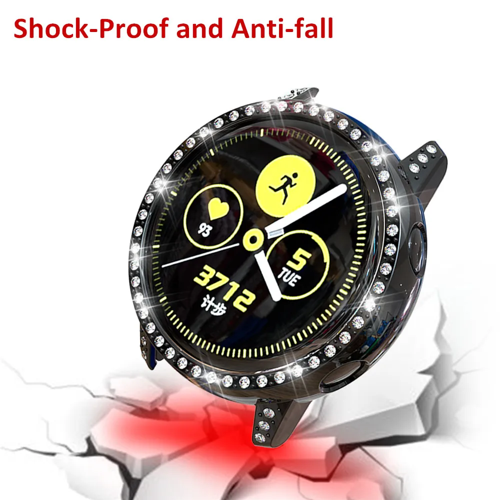 Блестящий Защитный чехол со стразами для Samsung Galaxy Watch Модный бампер с защитой от