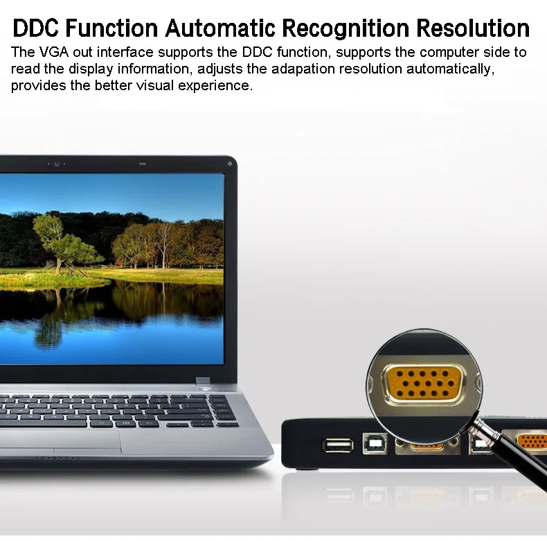 EKL 4 Порты и разъёмы USB 2.0 KVM коммутатор VGA переключатель коробка 1920x1440 подключается принтер, клавиатура Мышь Мониторы USB 2.0 переключатель KVM