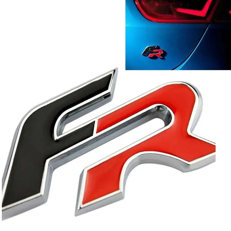 

VORCOOL 3D Metal FR Car Rear Trunk Body Emblem Sticker Trim for Seat Ibiza Altea Leon
