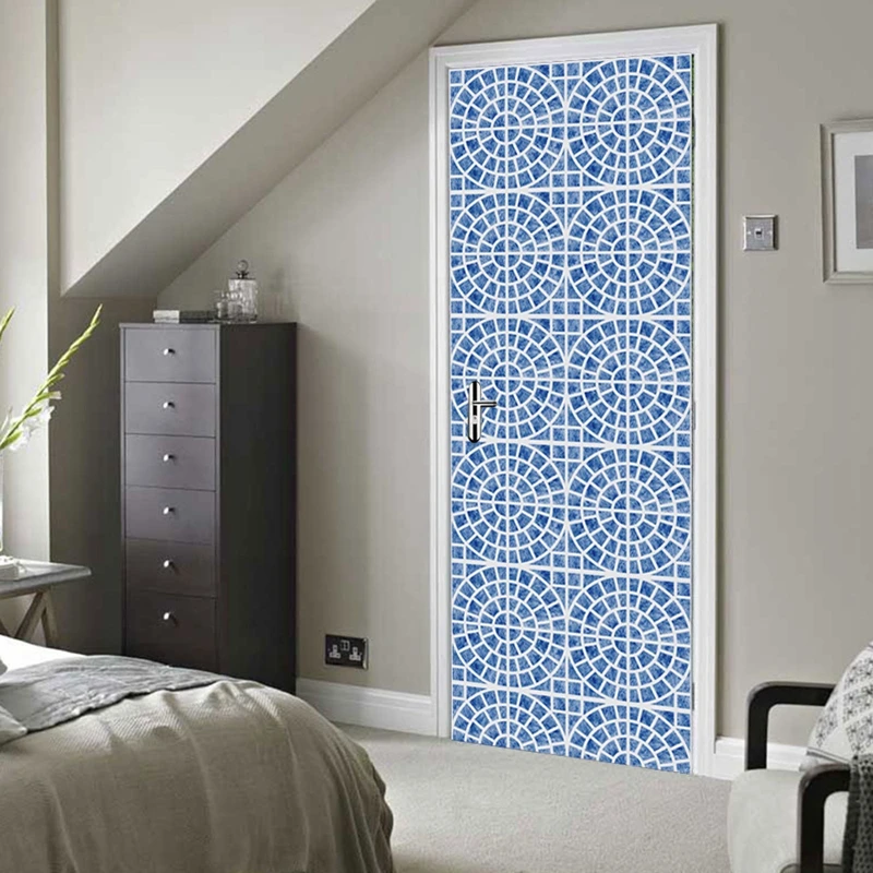 pvc exterior kitchen doors front creative pvc 3d vinyl wallpaper diy blue pattern mural artist door cover 77200cm kitchen wall decals decor kids wallin wallpapers from home pvc exterior kitchen doors front creative pvc 3d vinyl wallpaper diy blue pattern mural artist door cover 77200cm kitchen wall decals decor kids wallin wallpapers from home