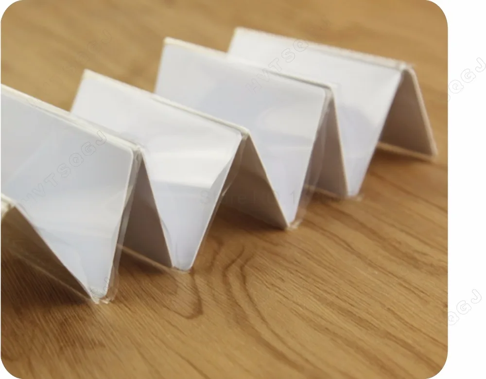 

100pcs/lot Printable RFID blank cr80 pvc cards Proximity 13.56MHz Icode Smart Card ISO 15693 ICODE2 white PVC Contactless card