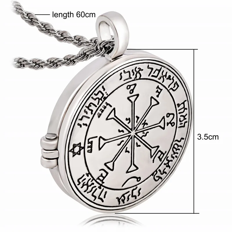 Bijouxtalisman для удачи ключ Соломона Пентакль печать фото коробка медальон кулон