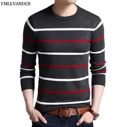 Мужской свитер Pull Homme Pullover2019 плюс размер 4XL 65% шерсть свитер с круглым вырезом для мужчин