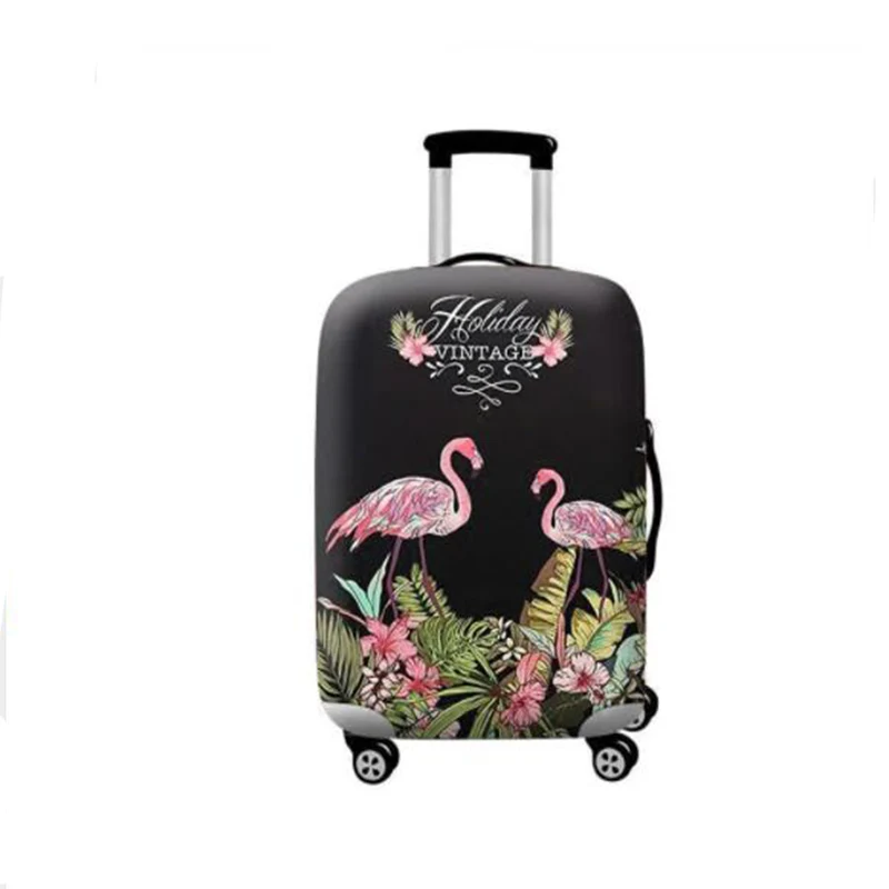 Fashion stretch cloth luggage dust cover printing waterproof suitable for 18-32 inch trolley case dust cover travel accessories