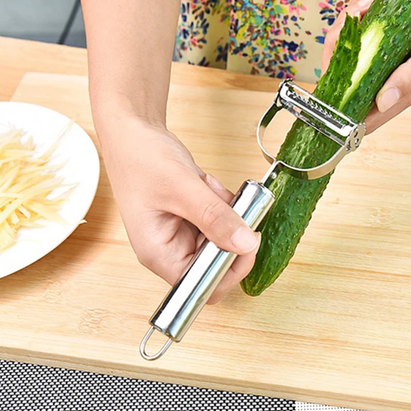 

Stainless Steel Multi-purpose Vegetable Peeler&Julienne Cutter Julienne Peeler Potato Carrot Grater Kitchen Tool