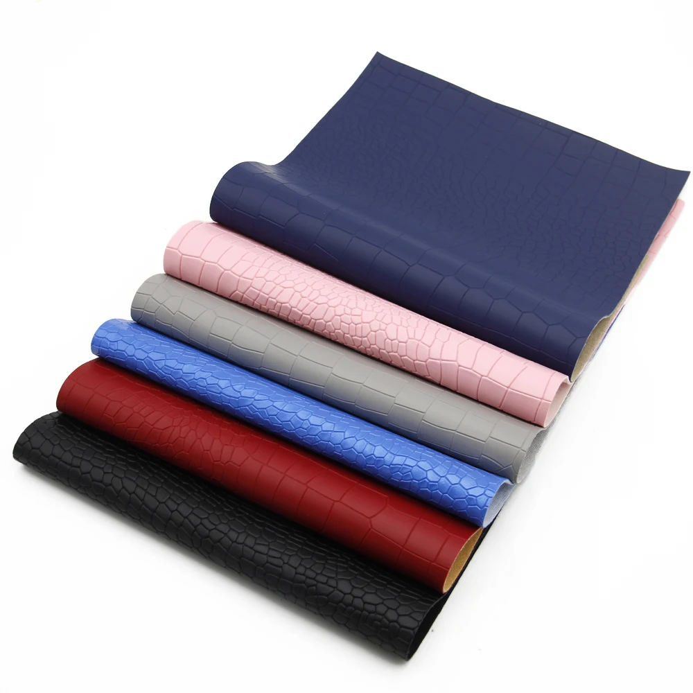

David accessories 20*34cm vinyl Faux Artificial Synthetic Leather Fabric DIY Sewing Garment bags knot-bow,1Yc4659
