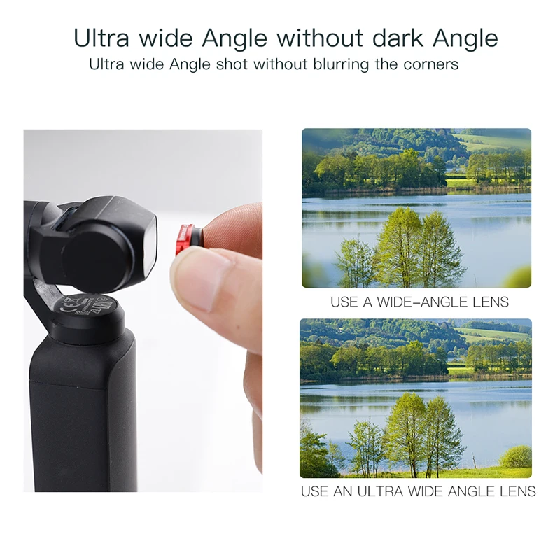 big Wide-angle lens filter Magnetic adsorption mounts for dji osmo Pocket camera Handheld gimbal Accessories 1 (14)