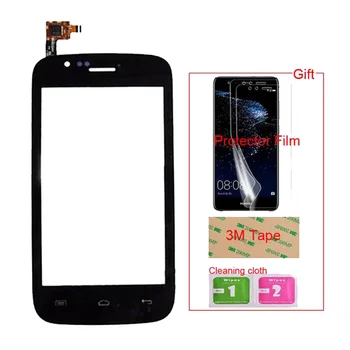 

Mobile Phone Front Touch For Explay A400 A 400 Touch Screen Glass Digitizer Panel Lens Sensor Capacitive + Free Protector Film