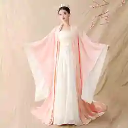 Женские косплей костюм феи Hanfu одежда Китайский традиционный старинный платье танцевальная одежда костюм принцессы розовое платье