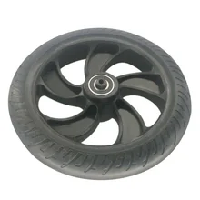 8inch Spare Parts Easy Install Electric Scooter Rear Wheel Rubber Hub Black Back Replacement Professional For KUGOO S1 S2 S3