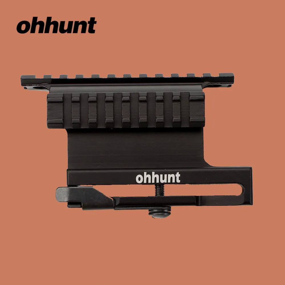 Ohhunt Тактический Быстрый отсоединение AK Rail Scope Mount подходит для 20 мм Пикатинни Вивер Rail черный для охоты прицел аксессуары