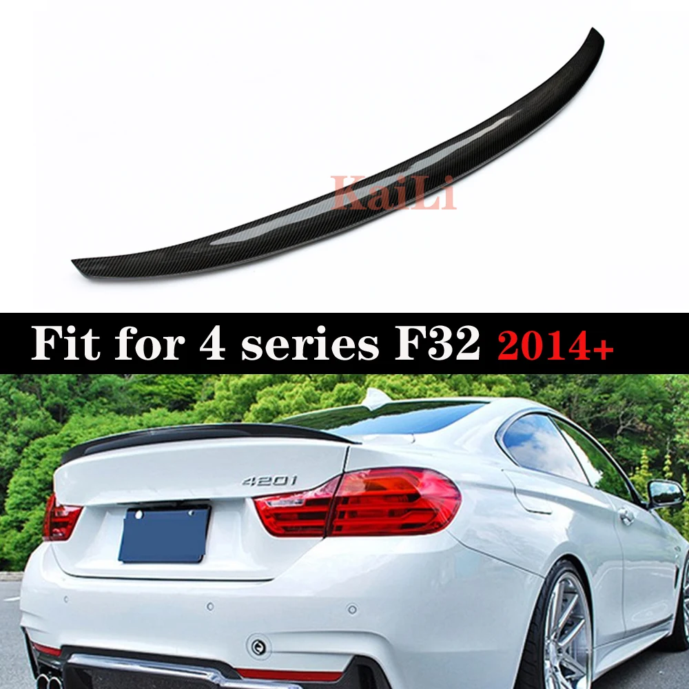 F32 углеродного волокна задний спойлер для BMW 4 серии 2-купе заднего крыла 420i 428i 2014 + |