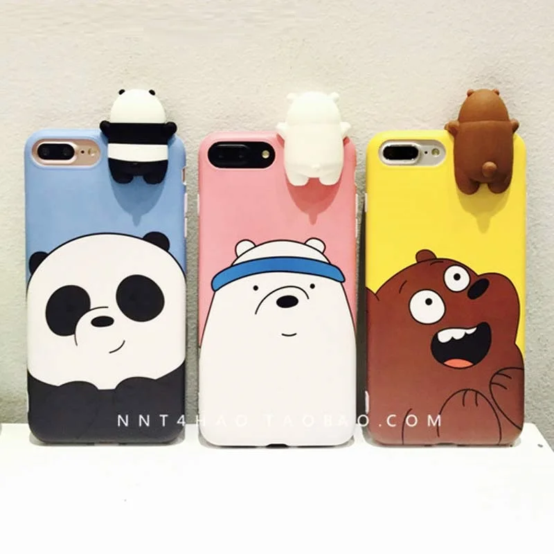 Toys Bears Brothers Case For iPhone 7 Case for iPhone 6 6s