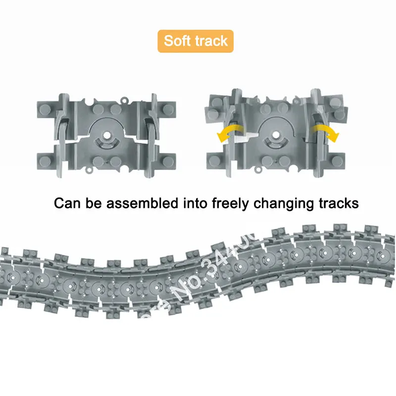 Городские поезда гибкий аксессуар для трека гибкий рельсовый переключатель строительный блок кирпичи детские игрушки совместимы с треками брэнка 7499