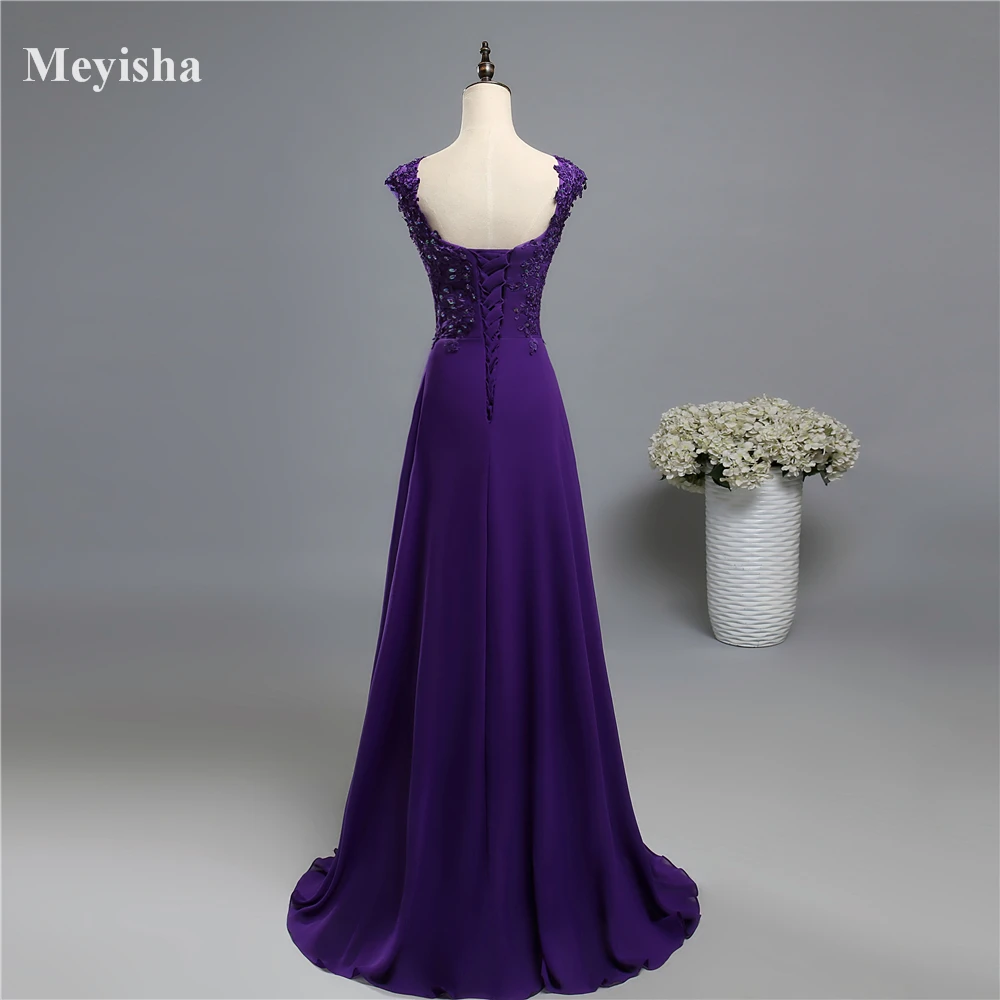 ZJ5121 Cap sleeve Purple Navy pink 2017 formal plus size Long Mother of the Bride Dresses Plus Size customer made