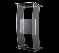 Спикер Подиум прозрачный акриловый LecternAcrylic церковный стенд для церковных подиумов для продажи