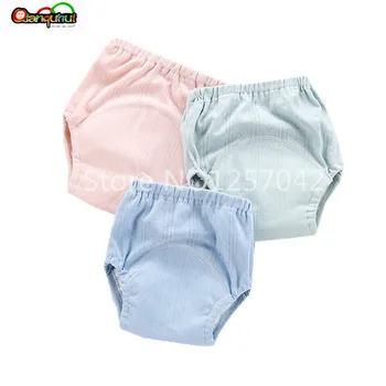 

2PCS Cotton Baby Diapers Reusable Nappies Cloth Baby Diaper Washable Infants Children Baby Training Pants Panties Nappy Changing