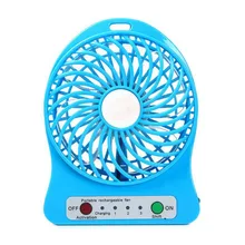 Портативный мини USB вентилятор сильного охлаждения летом с помощью перезаряжаемого usb-соединения