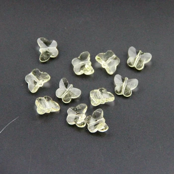 

14mm 1000pcs Jonquil Crystal Good-looking Butterfly Beads With Middle Hole For Home Decoration Hot Sales