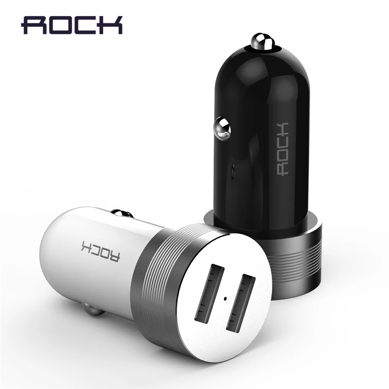 Dual USB Car charger 2.4A Output Quick Charger Mobile Phone Travel