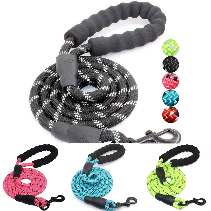 

New Arrival Nylon Weave Dog Collar Traction Soft Rope Small And Medium Sized Daily Training Walk Puppy Pet Supplies Metal Buckle