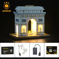 Комплект светодиодсветодиодный ламп для архитектуры Arc De Triomphe Light набор совместим с 21036 (не включает модель)