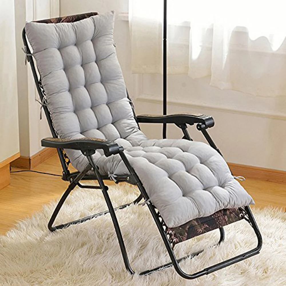 Enipate Двусторонняя доступны замена подушка для сада шезлонг кресло подушка сиденья для осень-зима