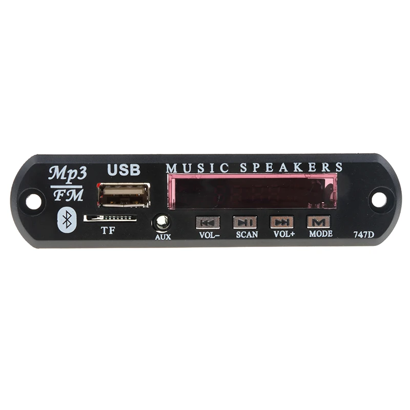 Новое поступление беспроводной Bluetooth 12 в MP3 WMA декодер PCBA плата аудио модуль USB TF дистанционное управление радио