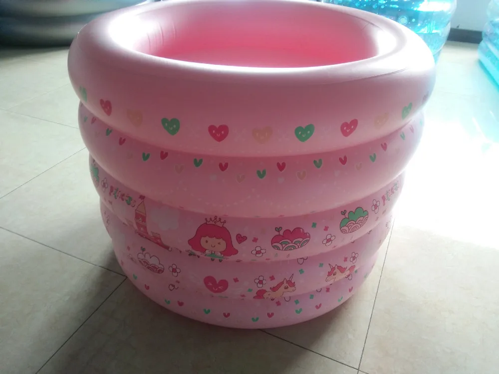 

100*70cm Eco-friendly PVC Thicken Inflatable Baby paddling pool Colorful Ocean ball pool