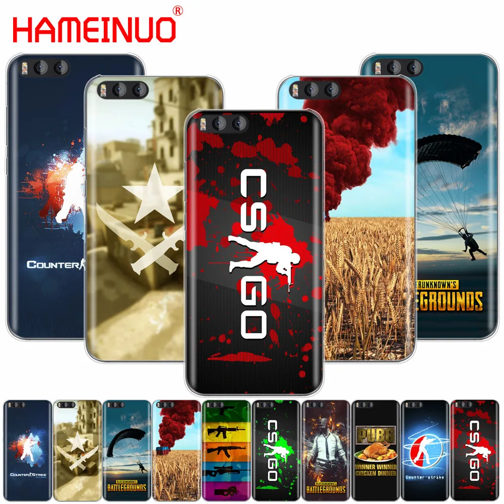 

HAMEINUO Counter Strike CS GO and PUBG Cover Case for Xiaomi Mi 3 4 5 5S 5C 5X 6 Mi3 Mi4 MI4C 4I 4C Mi5 MI6 NOTE MAX 2 mix plus