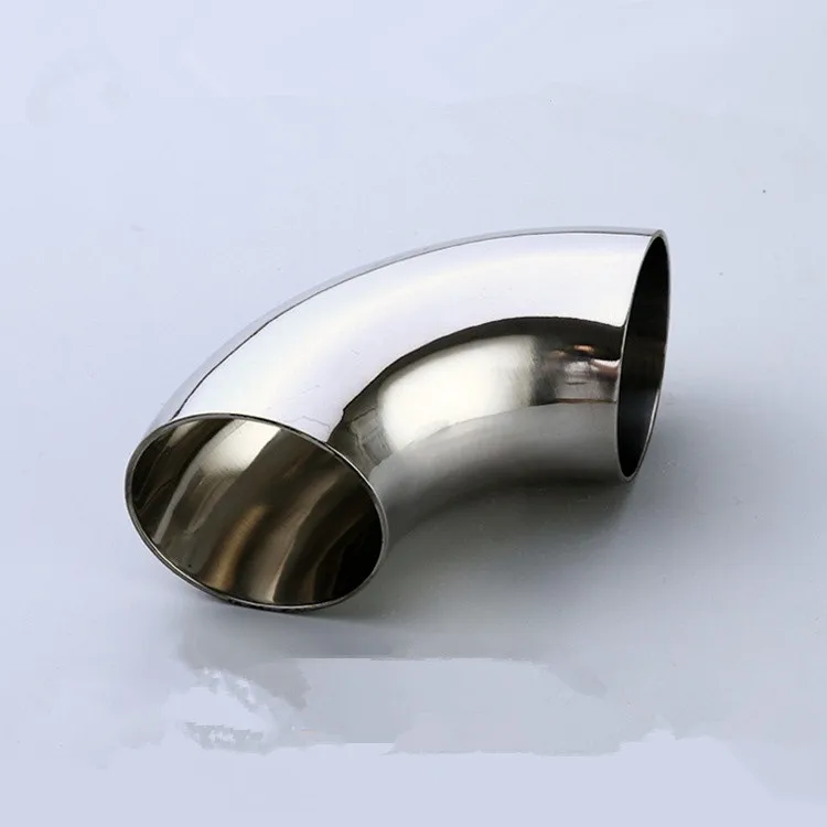 5PCS 16mm O/D 304 Stainless Steel Sanitary Weld 90 Degree Elbow Pipe