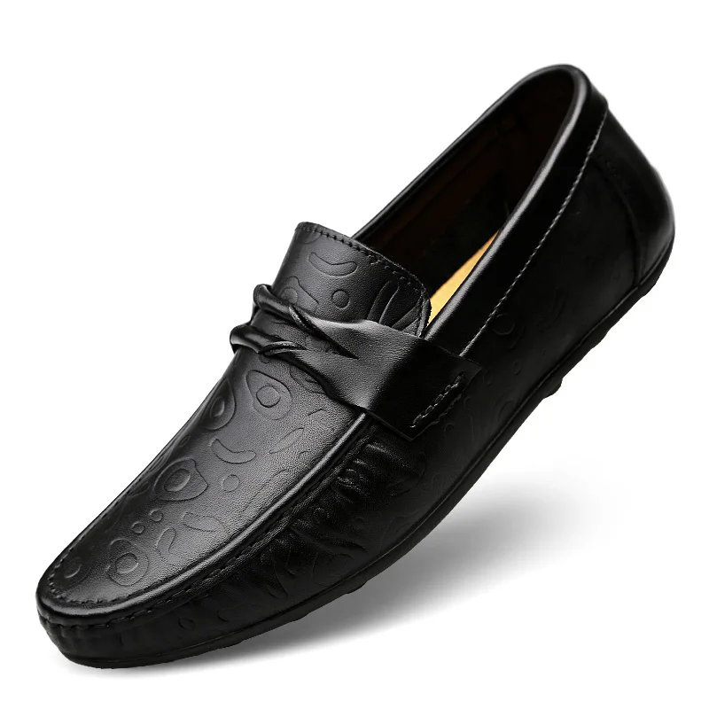 Genuine Leather Casual Men Shoes Slip on Male Brand Fashion Handmade Boat Shoes Comfortable Man Flats Moccasins Loafer Plus Size Genuine Leather Casual Men Shoes Slip on Male Brand Fashion Handmade Boat Shoes Comfortable Man Flats Moccasins Loafer Plus Size