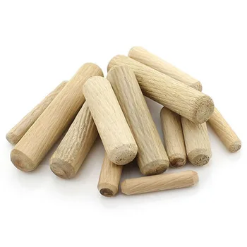 

10pcs M12 Wooden needle bolt Round raft Cork Twill wood pin nails wedge Wooden shaft connector 40mm-70mm length