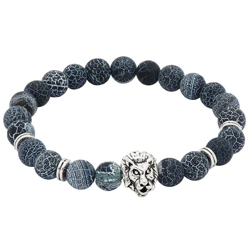 FAITHEASY украшения естественное выветривание сплав высокомерие большие бусины энергетические браслеты с орнаментами