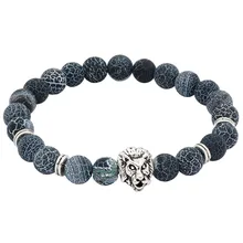 FAITHEASY украшения естественное выветривание сплав высокомерие большие бусины энергетические браслеты с орнаментами