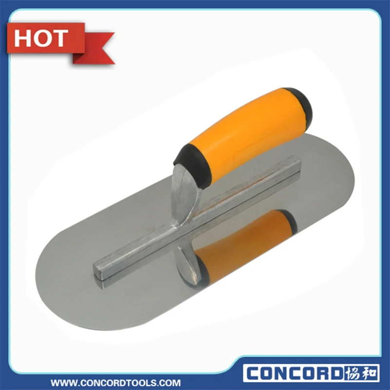 Free shipping 16" tiler soft handle stainless steel pool trowel China